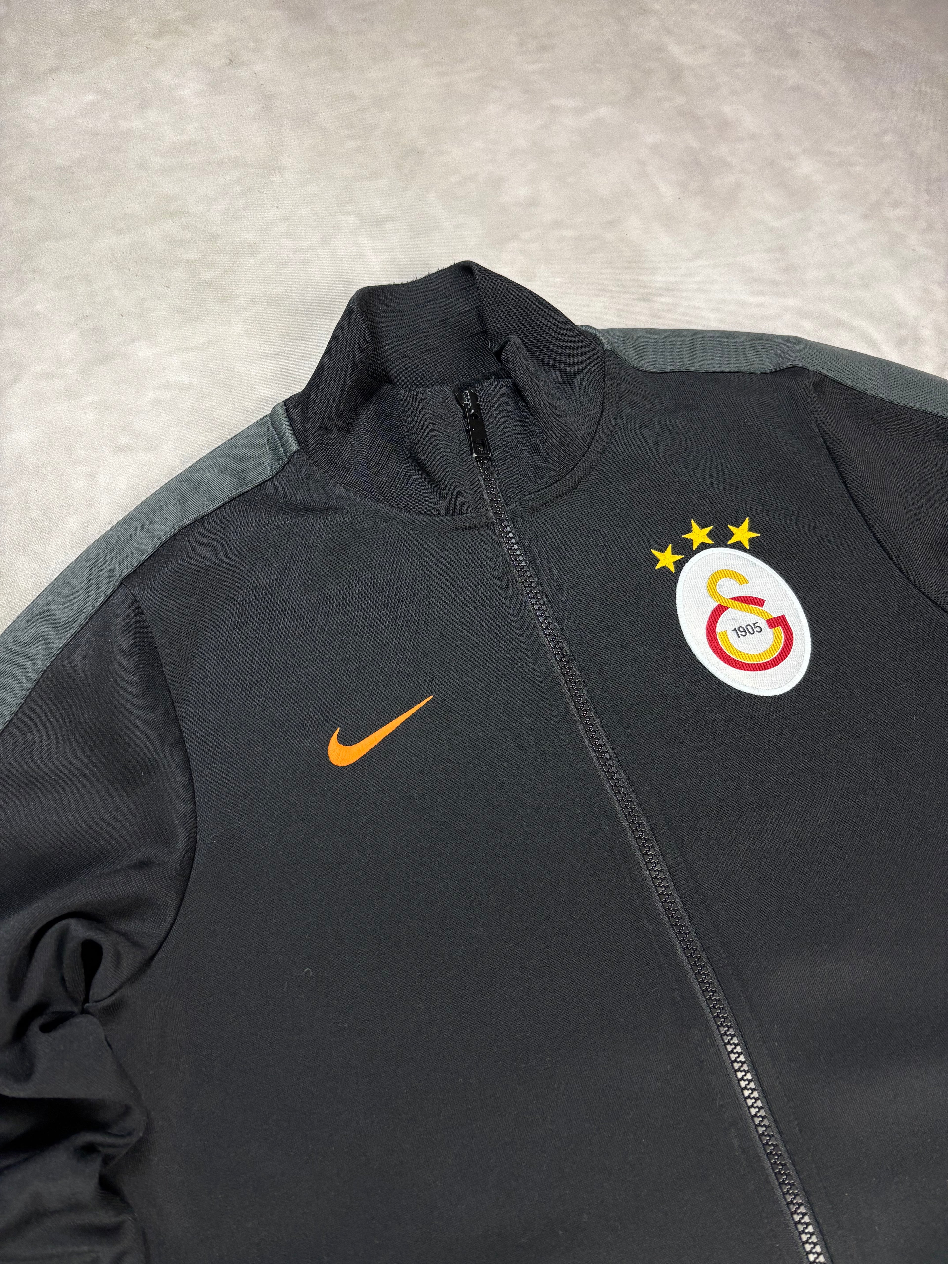 Nike Galatasaray Track Jacket Black – Football Streetwear Zip-Up (S)