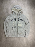 Superdry Sherpa Zip Hoodie Grey – Vintage Fleece Lined Hoodie