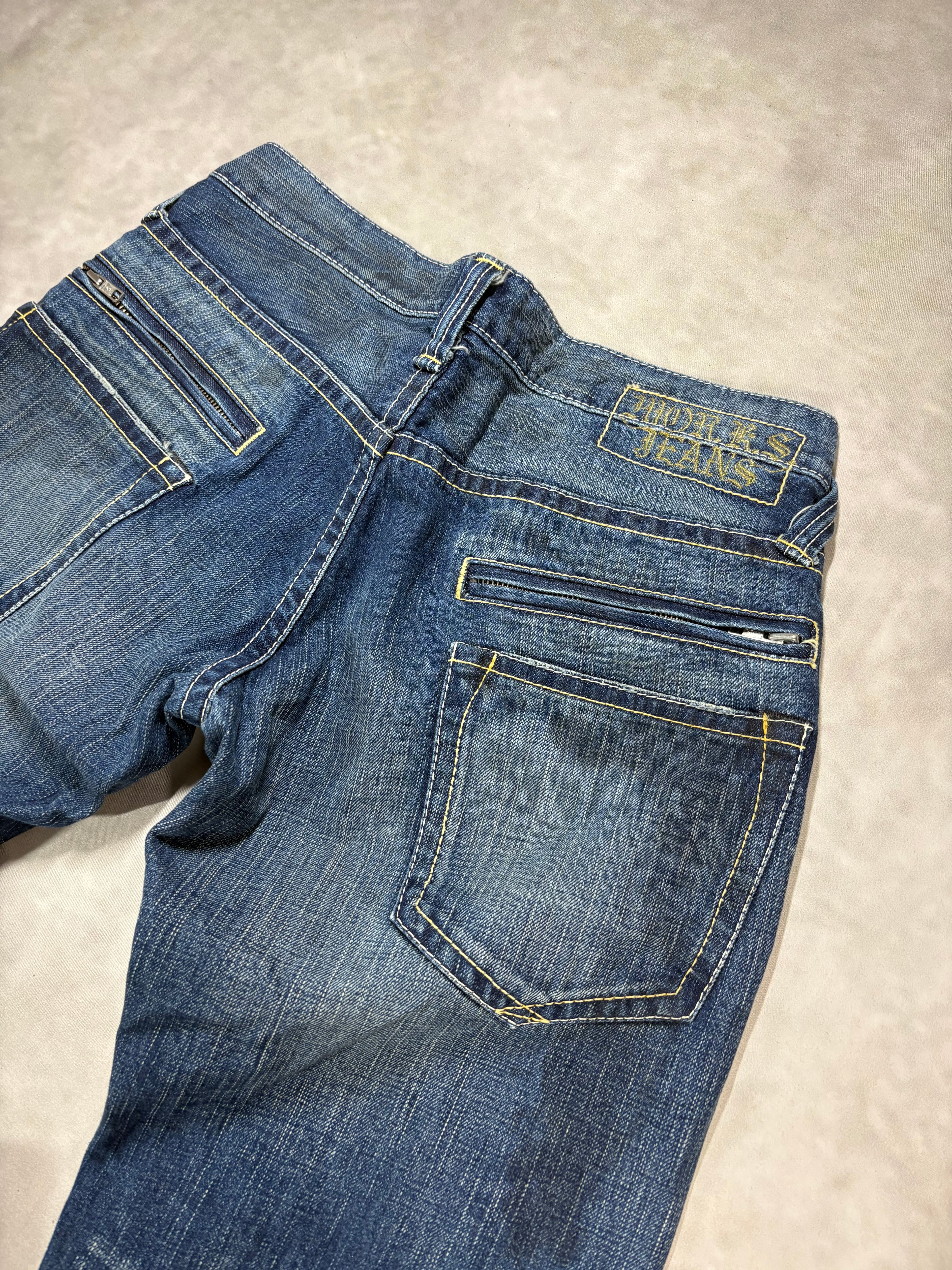 MOR.K.S Tokyo Denim Jeans – Vintage Y2K Japanese Straight Fit (W32)
