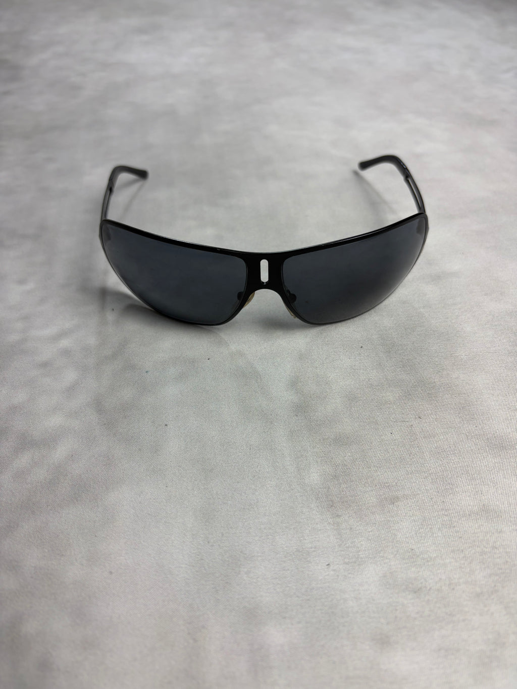 Vintage Prada Sport - Shield Sunglasses Black Y2K