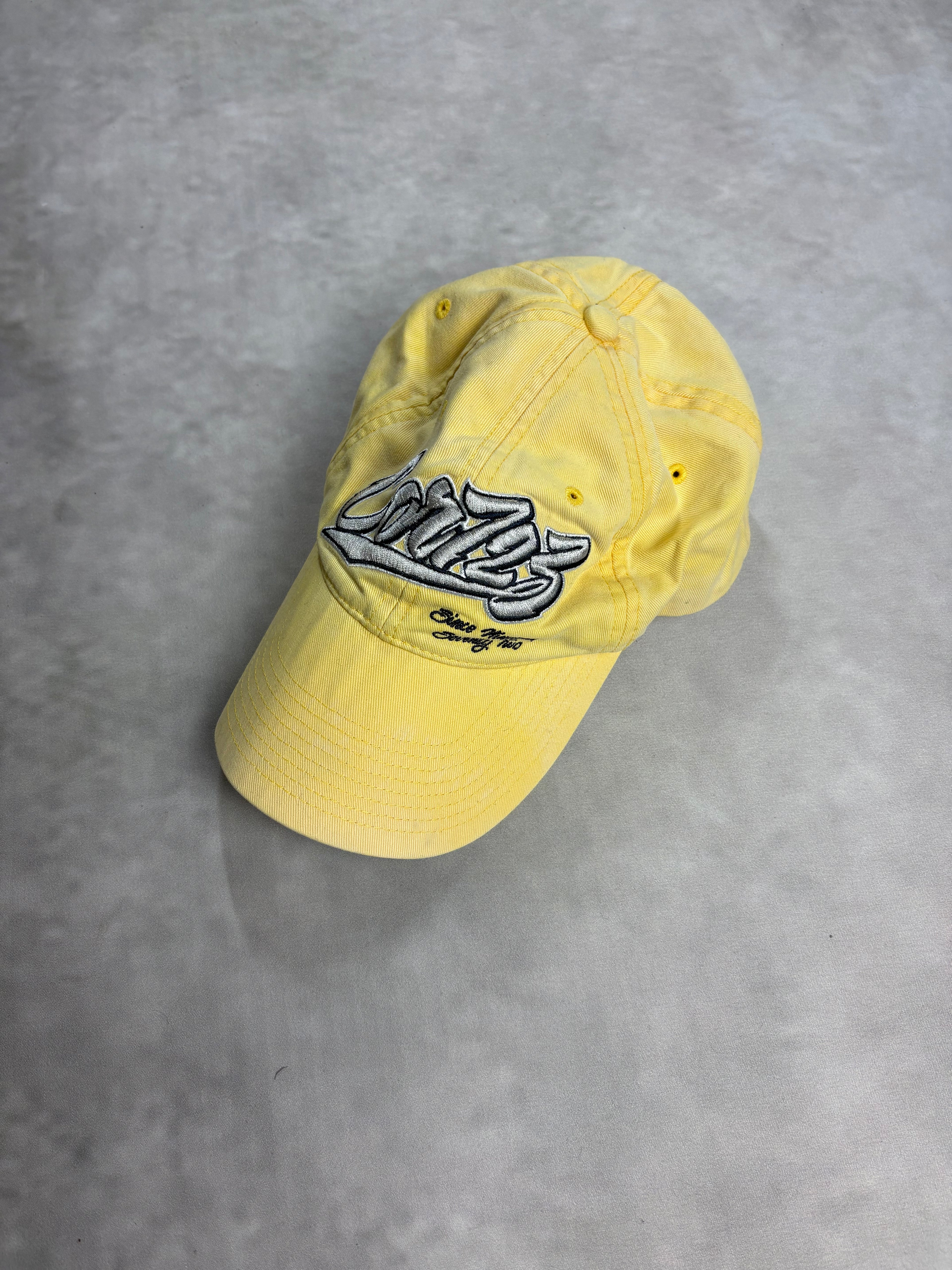 Vintage Nike Script Cap Yellow – Y2K Streetwear Hat