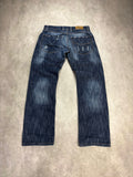 Distressed Diesel Straight Fit Jeans