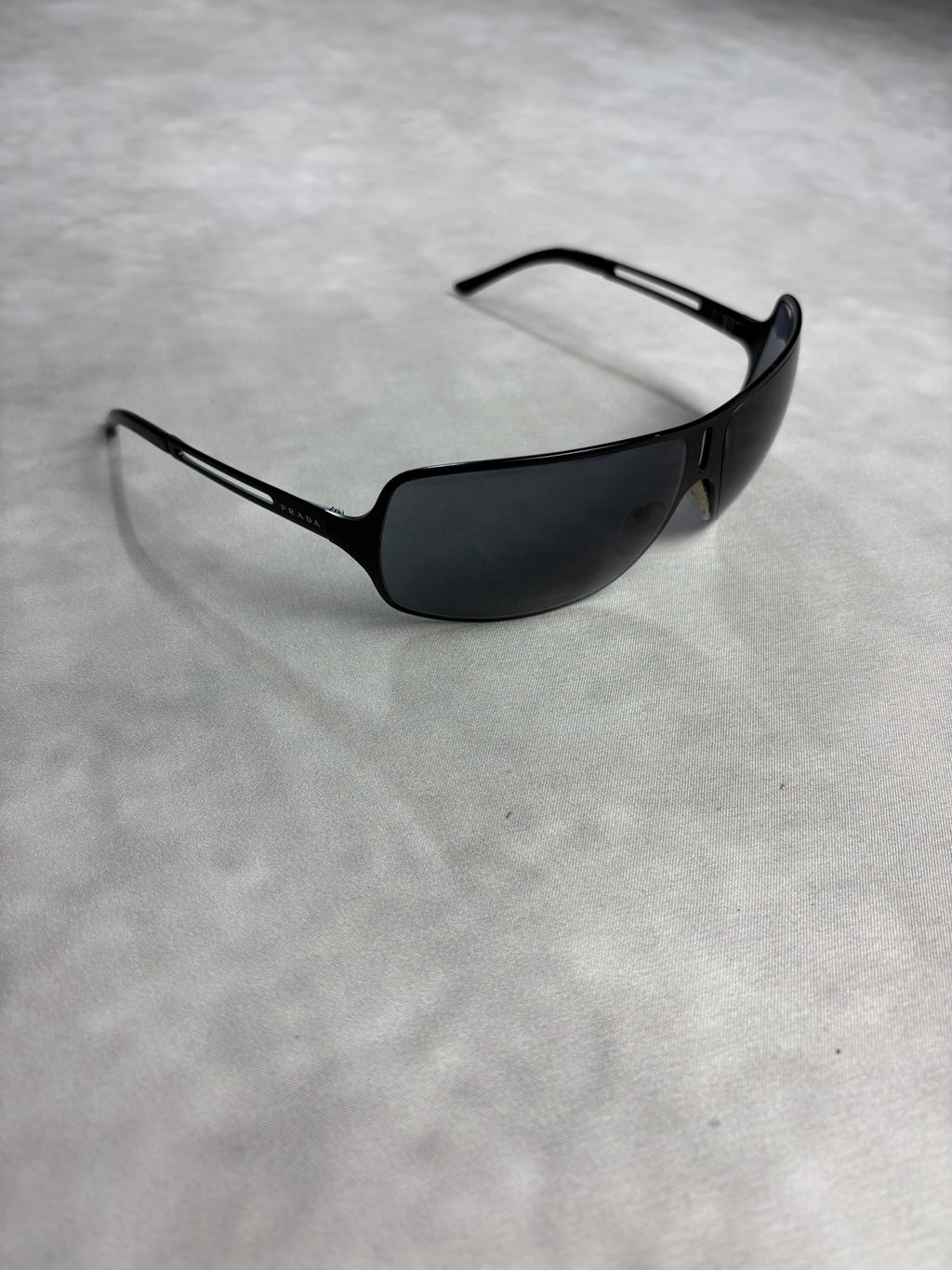 Vintage Prada Sport - Shield Sunglasses Black Y2K
