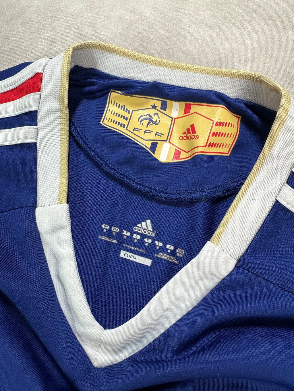 Adidas France National Team Jersey Blue – Vintage Football Shirt