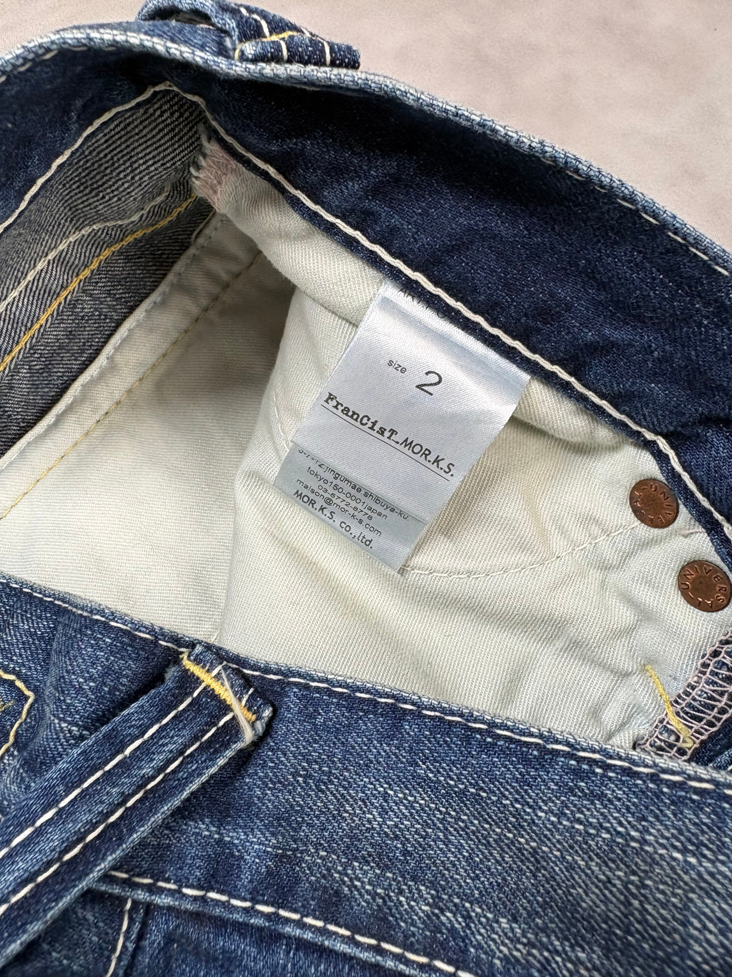 MOR.K.S Tokyo Denim Jeans – Vintage Y2K Japanese Straight Fit (W32)