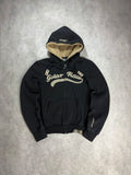 G-Star Raw Sherpa Zip Hoodie Black – Vintage Y2K Fleece Jacket (M)