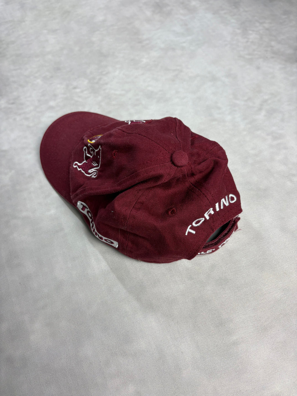 Vintage FC Torino Cap Burgundy – Y2K Football Streetwear Hat