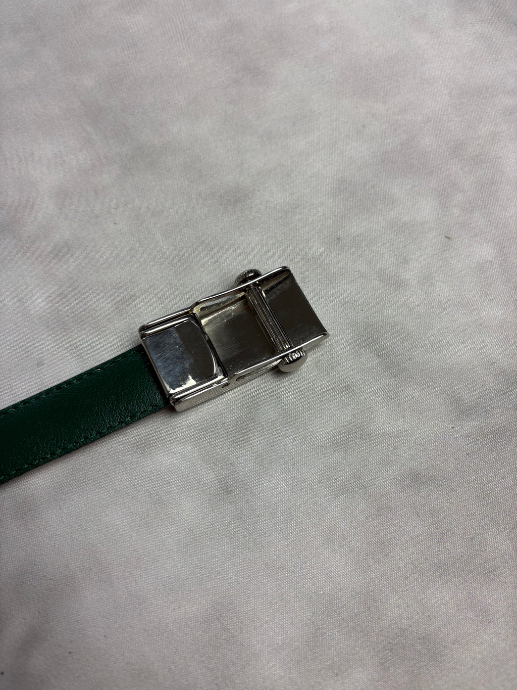 Lacoste Leather Belt Cream Green – Vintage Minimal Belt