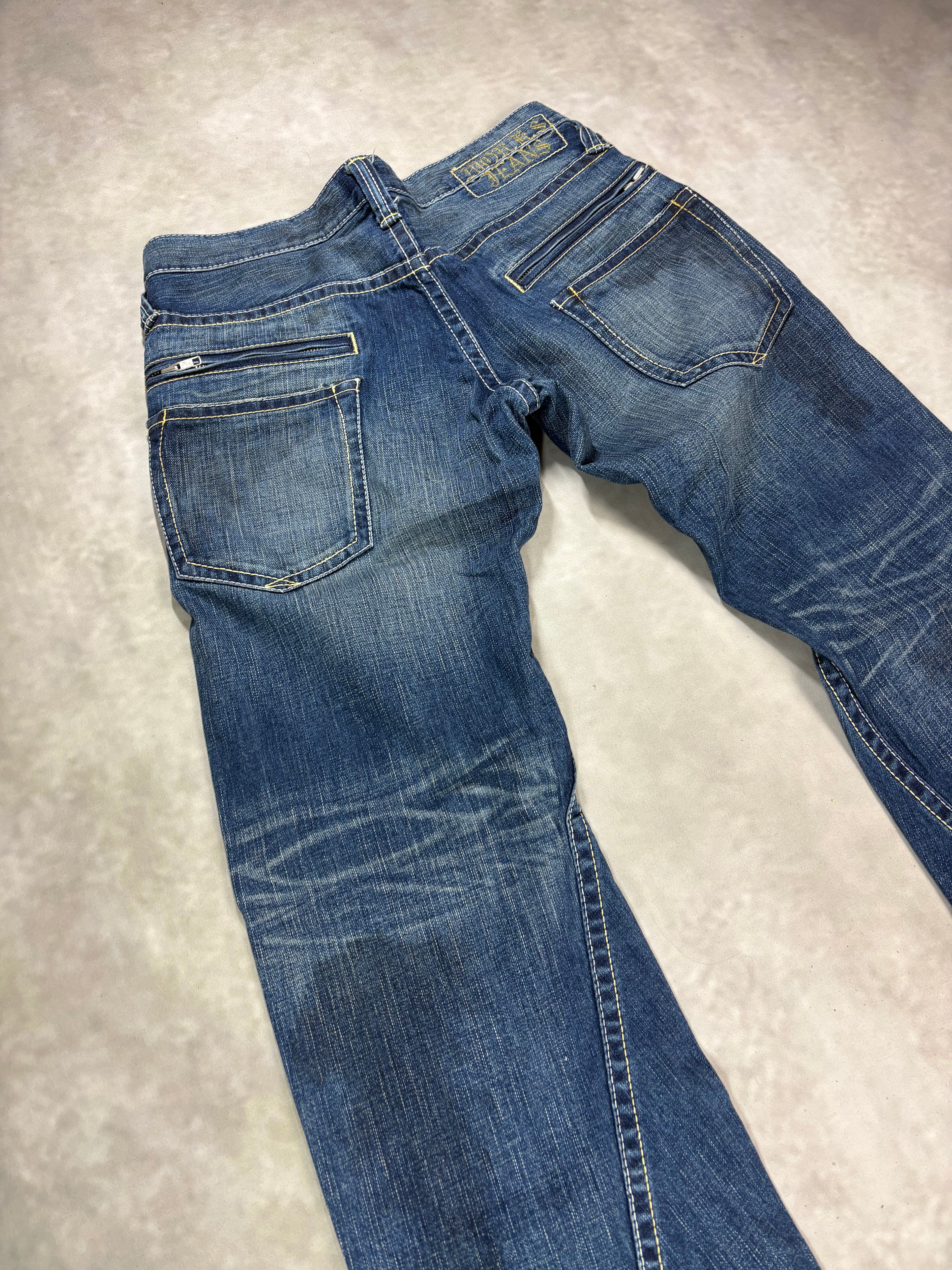 MOR.K.S Tokyo Denim Jeans – Vintage Y2K Japanese Straight Fit (W32)