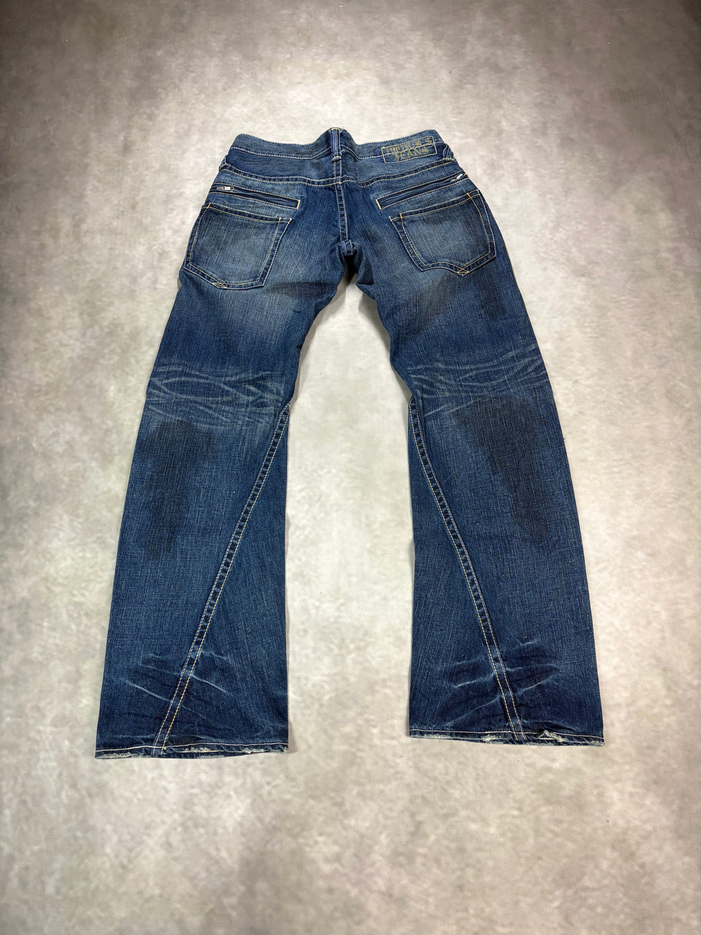 MOR.K.S Tokyo Denim Jeans – Vintage Y2K Japanese Straight Fit (W32)