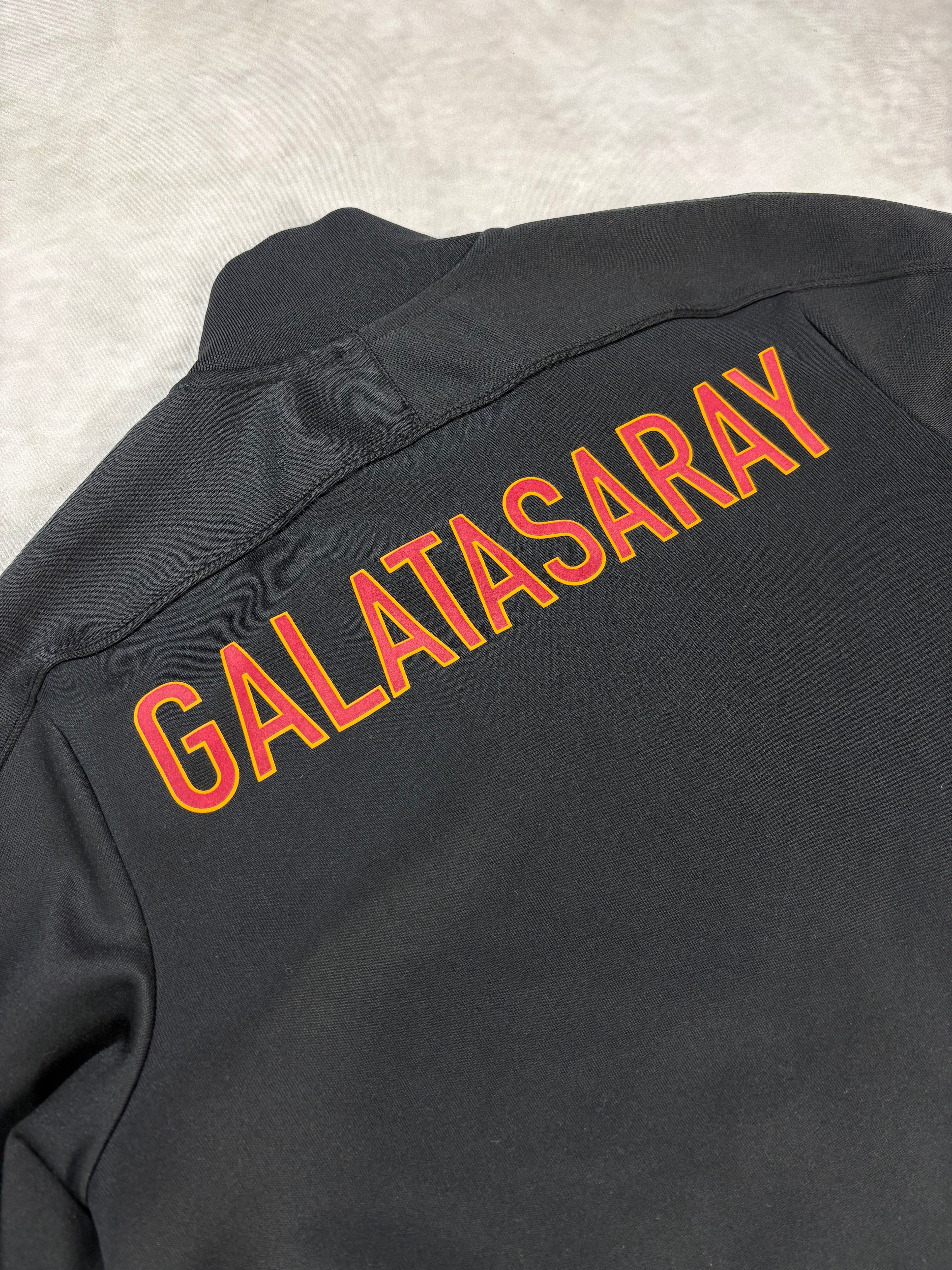 Nike Galatasaray Track Jacket Black – Football Streetwear Zip-Up (S)