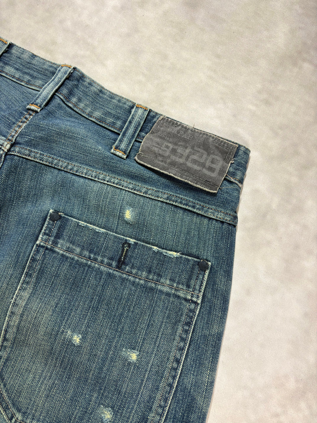 Baggy G-Star RAW Distressed Jeans – Vintage Denim Pants (W32)