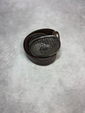 Vintage Emporio Armani Leather Belt Brown – Y2K Designer Accessory