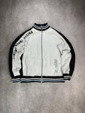 Lotto Track Zip Jacket White Navy – Vintage Y2K Sportswear (M)